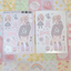 [RY14] NEW Rayeon Fancy 'Gray Ribbon Girl' Matte Sticker Sheet
