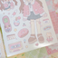 [RY15] NEW Rayeon Fancy 'Pink Puffer Jacket Girl' Matte Sticker Sheet