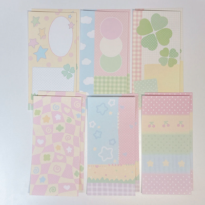 [RY11] NEW Rayeon Fancy 'Sweet Spring' Slim Memo Sticker Pack