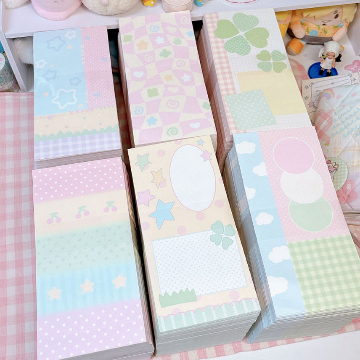 [RY11] NEW Rayeon Fancy 'Sweet Spring' Slim Memo Sticker Pack