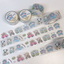 [RY33] NEW Rayeon Fancy 'Let's Travel' Clear Pearl Glitter Kisscut Masking Tape