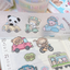 [RY33] NEW Rayeon Fancy 'Let's Travel' Clear Pearl Glitter Kisscut Masking Tape