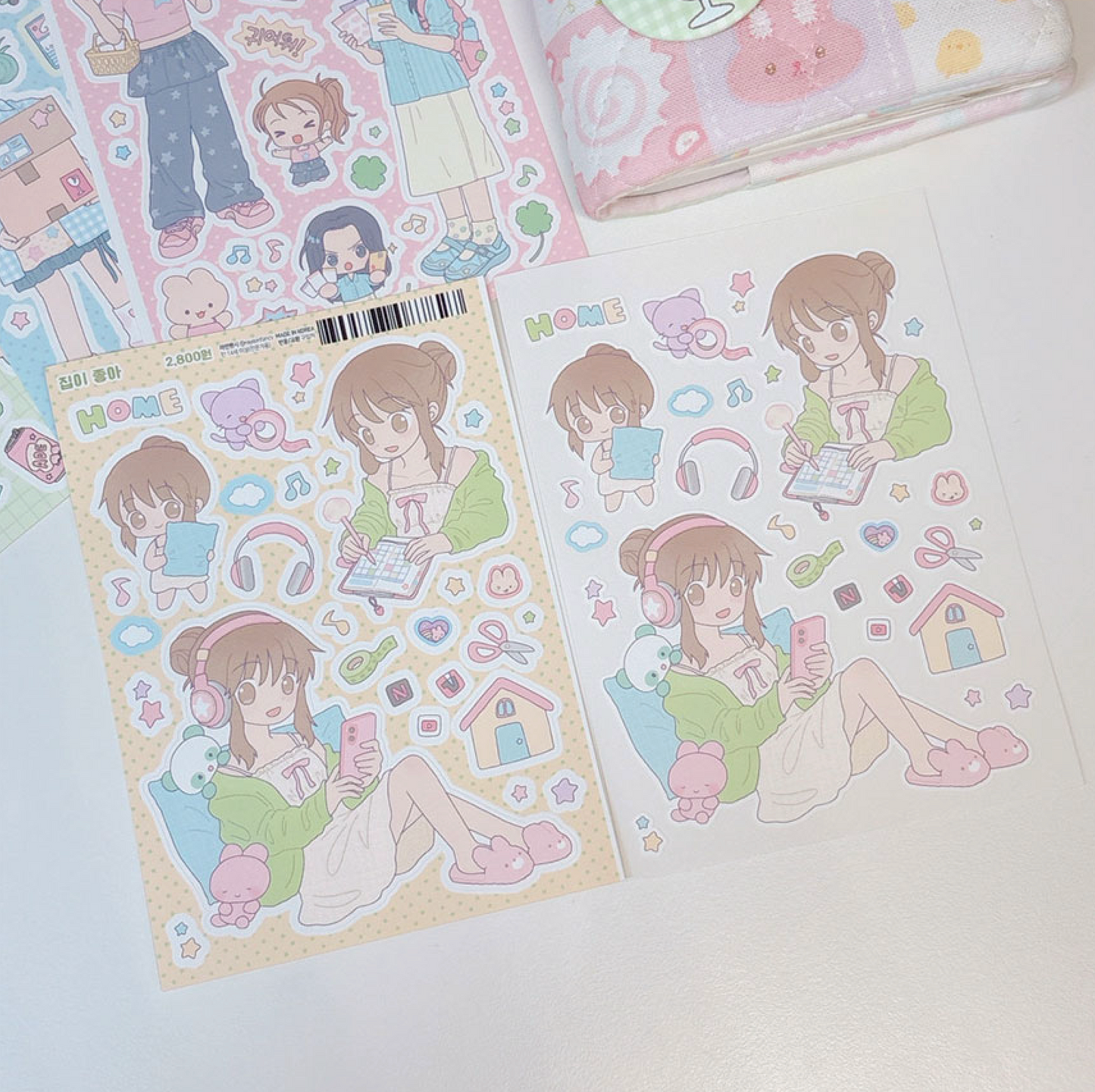 [RY07] NEW Rayeon Fancy 'I Love My House' Matte Sticker Sheet