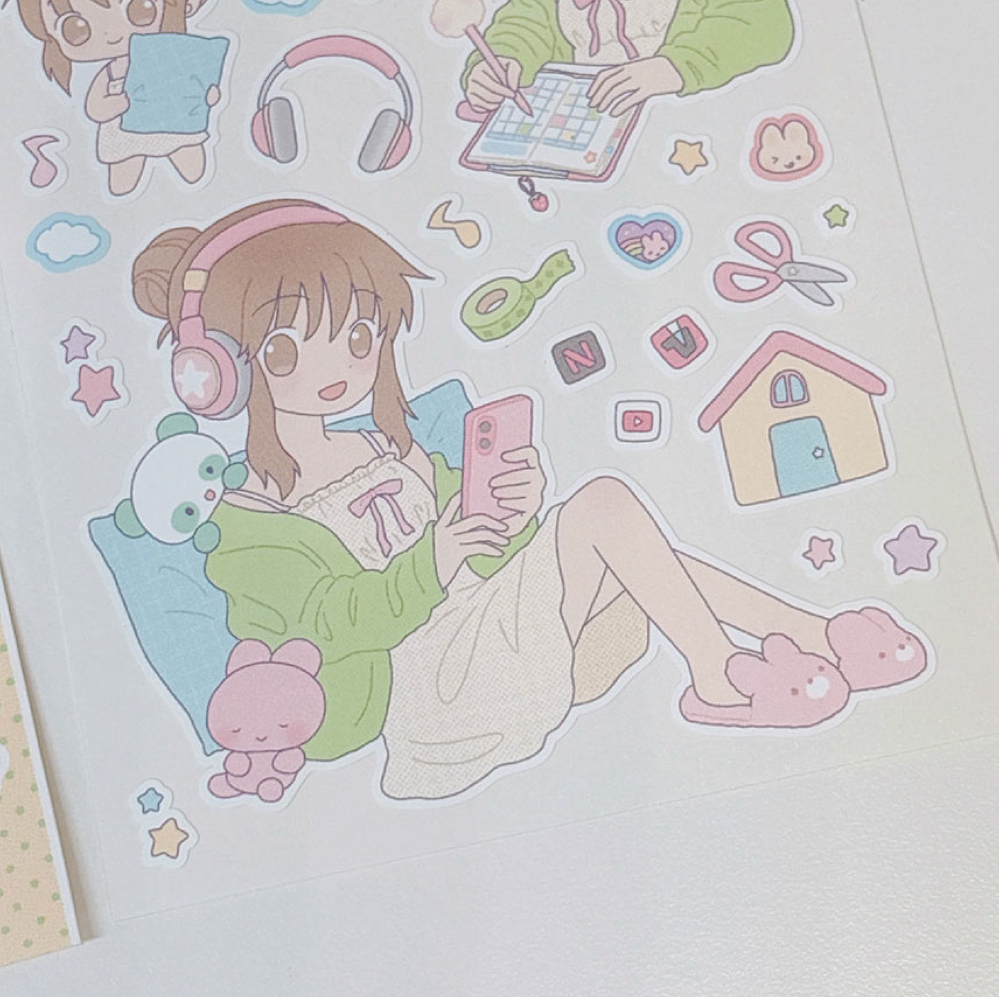 [RY07] NEW Rayeon Fancy 'I Love My House' Matte Sticker Sheet