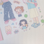 [RY08] NEW Rayeon Fancy 'Collection Shop Tour' Matte Sticker Sheet