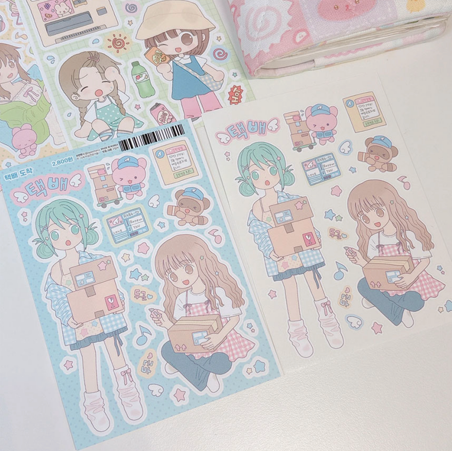 [RY09] NEW Rayeon Fancy 'Package is Here' Matte Sticker Sheet