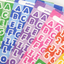 [PT02] NEW Polticker 'Rug Alphabet' Sticker Sheets (options)