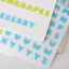 [PT05] NEW Polticker 'Ice Fruits ver.1' Alphabet Sticker Sheets (options)