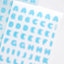 [PT05] NEW Polticker 'Ice Fruits ver.1' Alphabet Sticker Sheets (options)