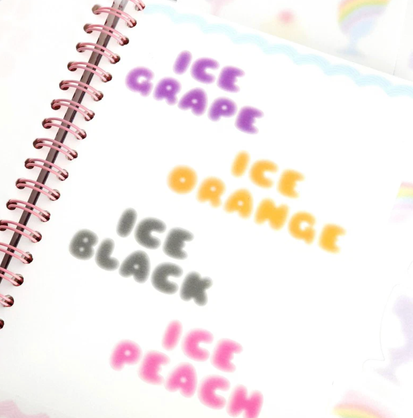 [PT04] NEW Polticker 'Ice Fruits ver.2' Alphabet Sticker Sheets (options)
