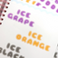 [PT04] NEW Polticker 'Ice Fruits ver.2' Alphabet Sticker Sheets (options)