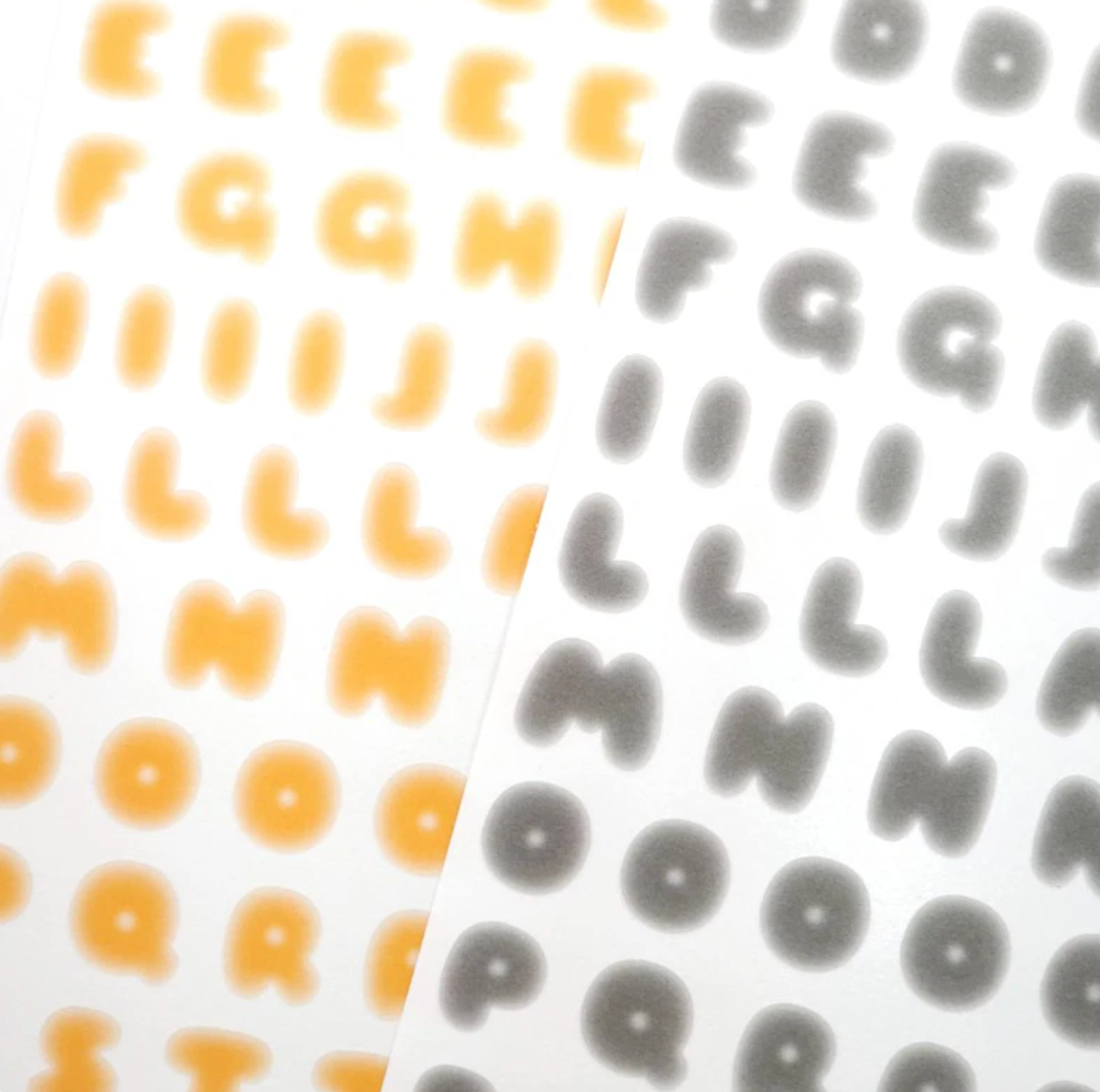 [PT04] NEW Polticker 'Ice Fruits ver.2' Alphabet Sticker Sheets (options)