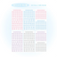 [PT06] NEW Polticker 'Pastel Plaid Stitch Alphabet Sticker Sheets (options)