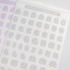 [PT06] NEW Polticker 'Pastel Plaid Stitch Alphabet Sticker Sheets (options)
