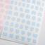 [PT06] NEW Polticker 'Pastel Plaid Stitch Alphabet Sticker Sheets (options)