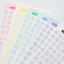 [PT07] NEW Polticker 'Pastel Stitch' Alphabet Sticker Sheets (options)