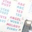 [PT08] NEW Polticker 'Stardust Hologram Alphabet' Kisscut Masking Tape (options)
