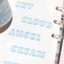 [PT09] NEW Polticker 'New Kid Cream Alphabet' Sugar Glitter Kisscut Masking Tape (options)