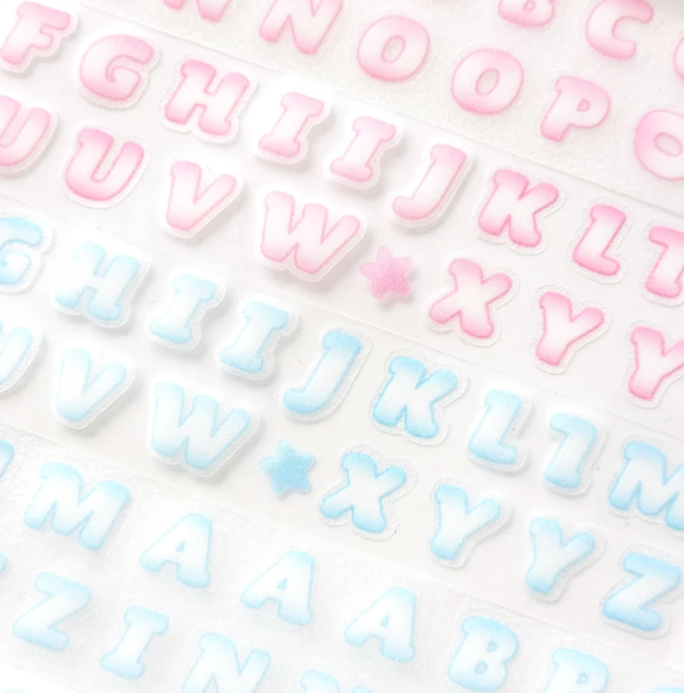 [PT09] NEW Polticker 'New Kid Cream Alphabet' Sugar Glitter Kisscut Masking Tape (options)