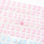 [PT09] NEW Polticker 'New Kid Cream Alphabet' Sugar Glitter Kisscut Masking Tape (options)