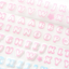[PT09] NEW Polticker 'New Kid Cream Alphabet' Sugar Glitter Kisscut Masking Tape (options)
