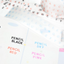 [PT10] NEW Polticker 'Handwritten Alphabet' Kisscut Masking Tape (options)