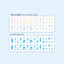 [PT12] NEW Polticker 'Emobossed Pastel Music Notes' Kisscut Masking Tape