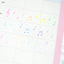 [PT12] NEW Polticker 'Emobossed Pastel Music Notes' Kisscut Masking Tape