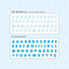 [PT15] NEW Polticker 'Embossed Jelly Alphabet' Kisscut Masking Tape (optioins)