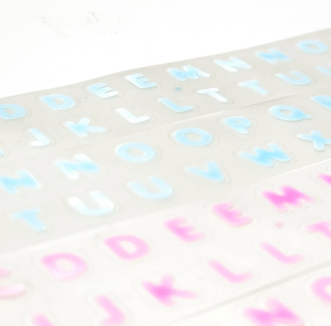 [PT15] NEW Polticker 'Embossed Jelly Alphabet' Kisscut Masking Tape (optioins)