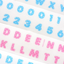 [PT16] NEW Polticker 'Dotted Glitter Alphabet' Sugar Glitter Kisscut Masking Tape (options)