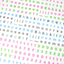 [PT18] NEW Polticker 'Embedded Stars Alphabet' Kisscut Masking Tape (options)