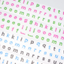 [PT18] NEW Polticker 'Embedded Stars Alphabet' Kisscut Masking Tape (options)