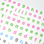 [PT18] NEW Polticker 'Embedded Stars Alphabet' Kisscut Masking Tape (options)