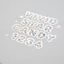[PT19] NEW Polticker 'Star Candy Big Hologram Foil Alphabet' Kisscut Masking Tape (options)