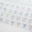 [PT19] NEW Polticker 'Star Candy Big Hologram Foil Alphabet' Kisscut Masking Tape (options)