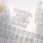[PT19] NEW Polticker 'Star Candy Big Hologram Foil Alphabet' Kisscut Masking Tape (options)