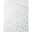 [PT21] NEW Polticker 'Rounded Outline Alphabet' Hologram Kisscut Masking Tape (options)