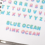 [PT25] NEW Polticker 'Ocean Big' Kisscut Masking Tape