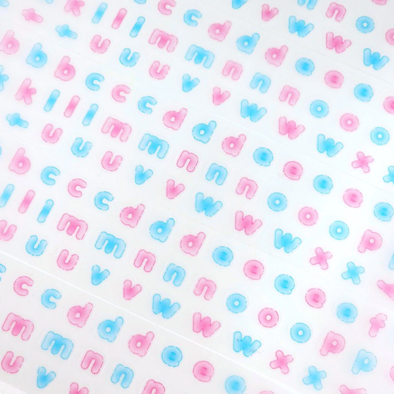 [PT26] NEW Polticker 'Candy Alphabet' Kisscut Masking Tape (options)