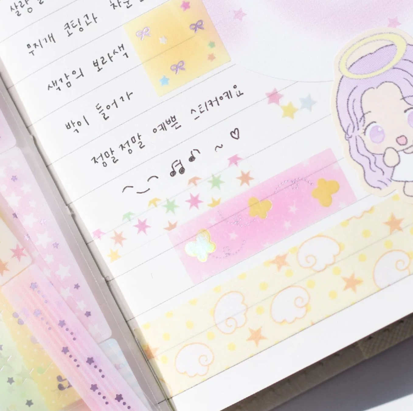 [PT32] NEW Polticker 'Happiness Post Office Collaboration' Spring's Melody Kisscut Masking Tape