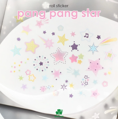 [PT33] NEW Polticker 'Happiness Post Office Collaboration' Pang Pang Star Kisscut Masking Tape