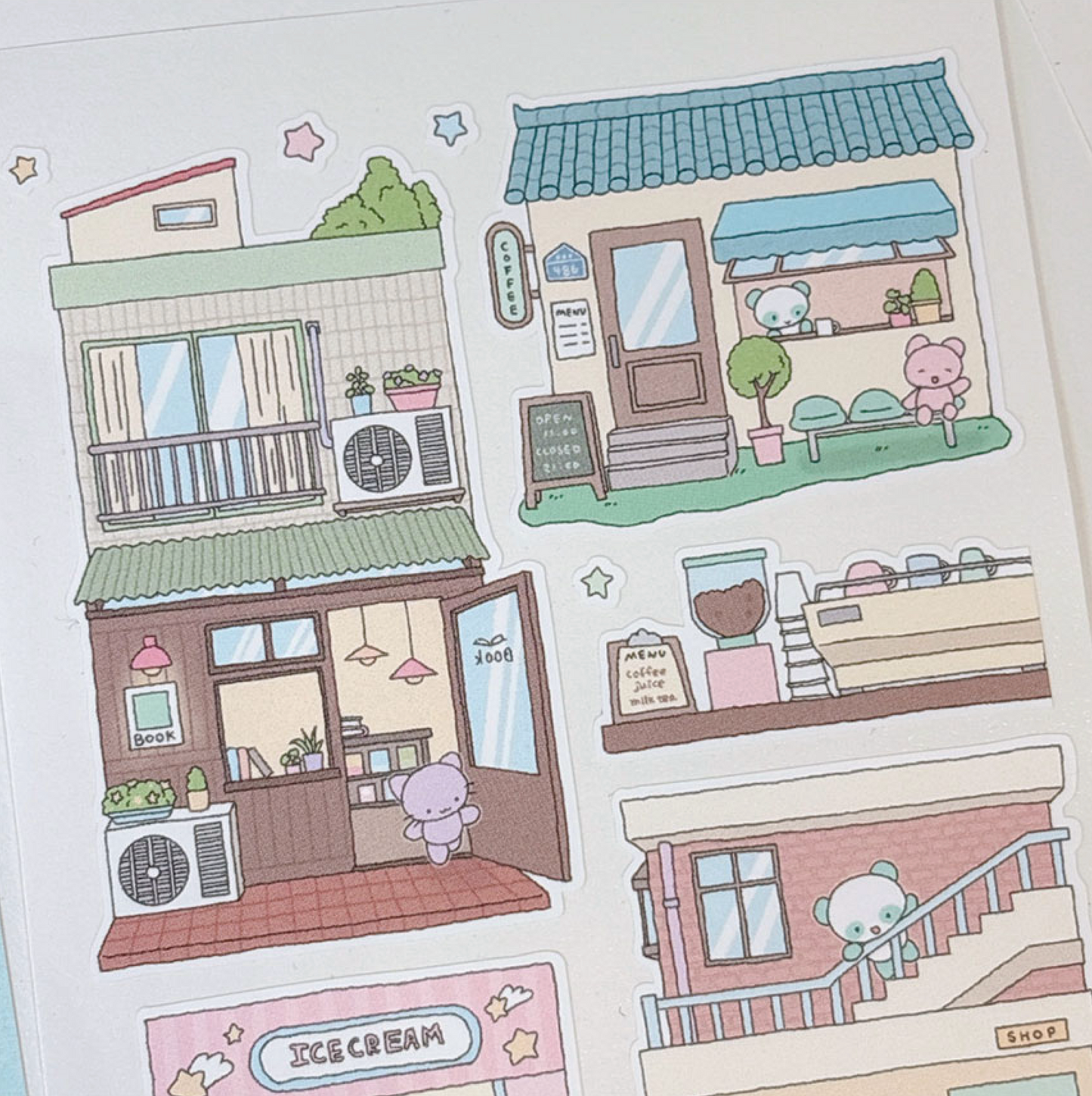 [RY03] NEW Rayeon Fancy 'My Favorite Store' Matte Sticker Sheet