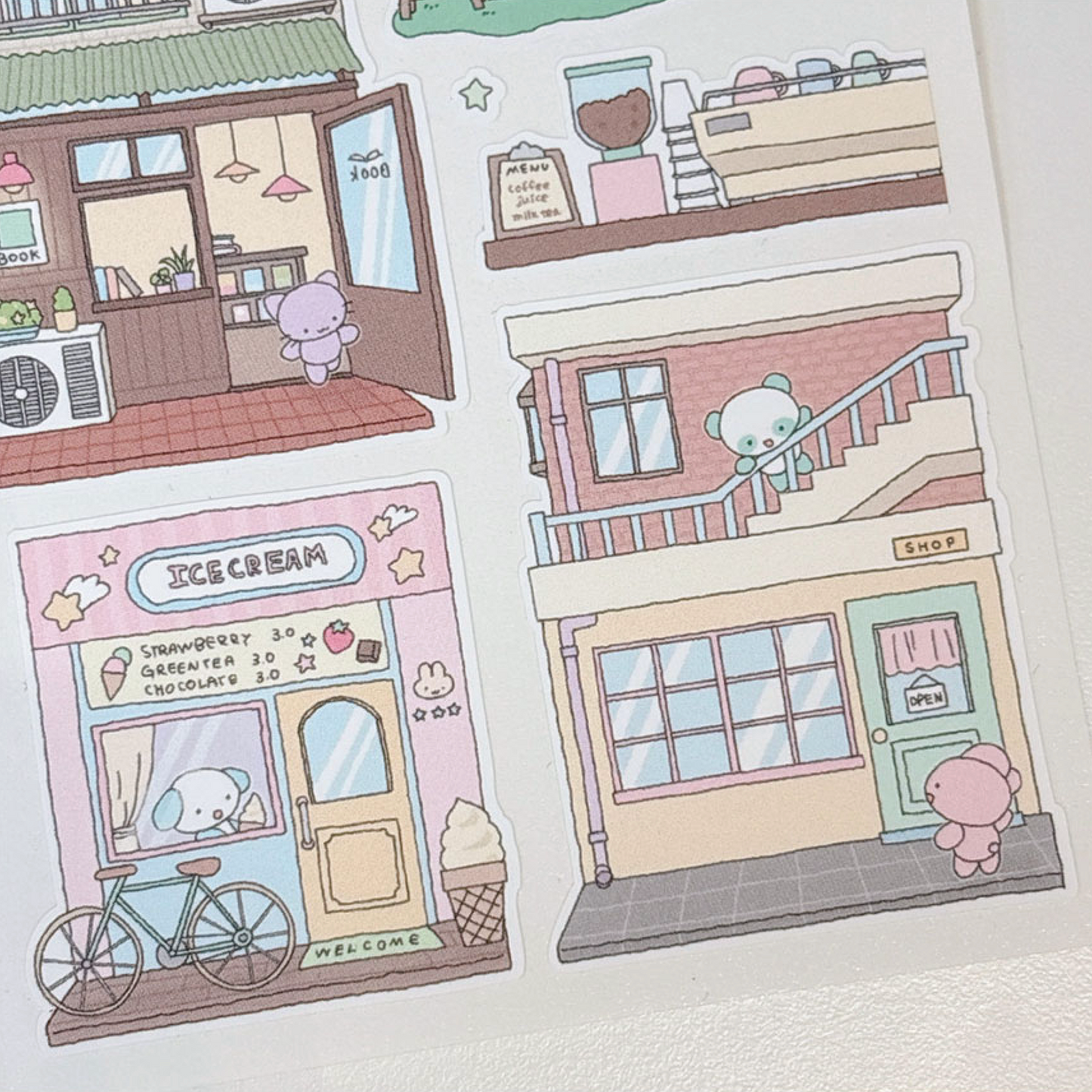 [RY03] NEW Rayeon Fancy 'My Favorite Store' Matte Sticker Sheet