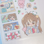 [RY01] NEW Rayeon Fancy 'Gasha! Random Gashapon!' Matte Sticker Sheet