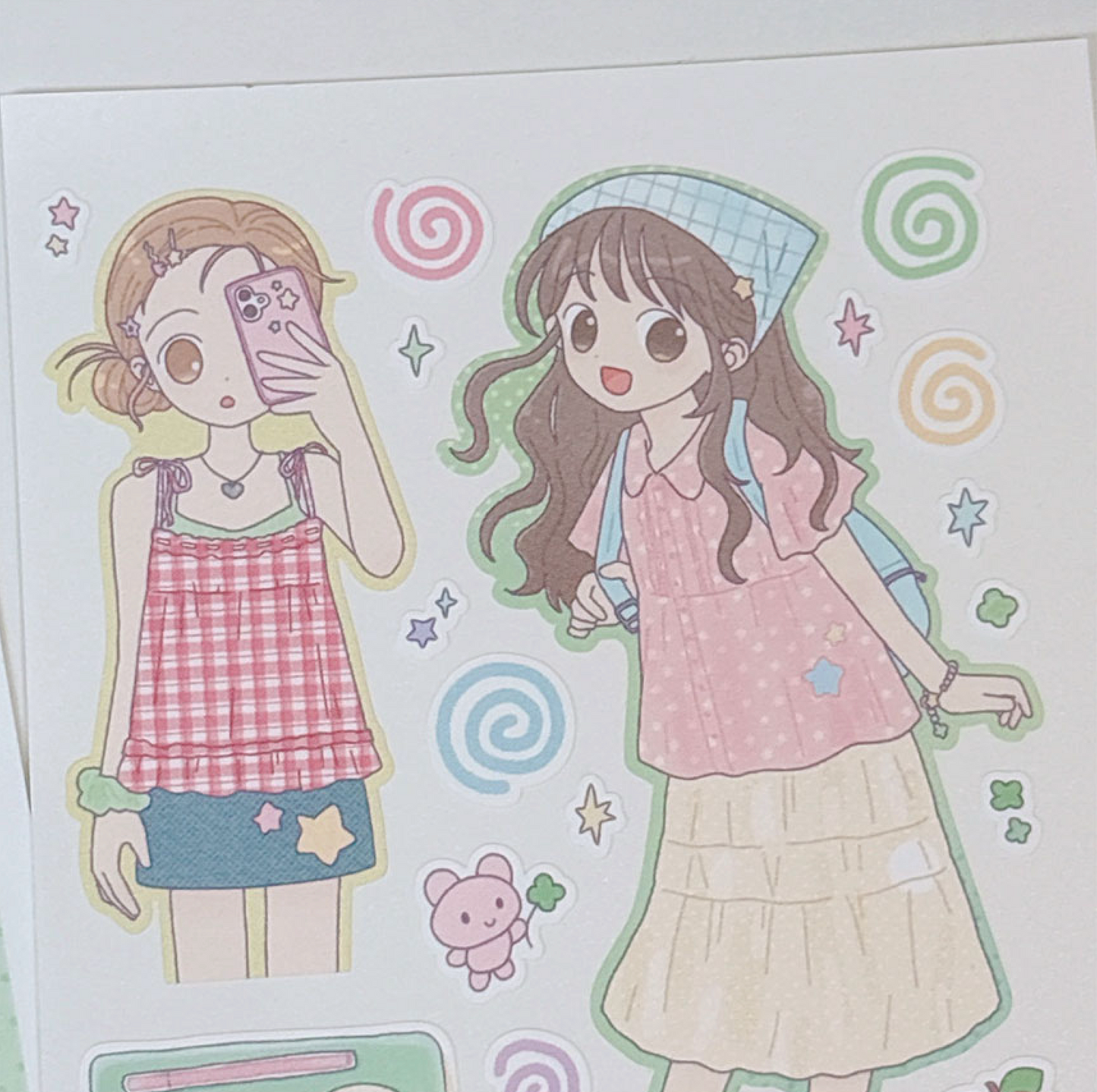 [RY27] NEW Rayeon Fancy 'Green Memory' Matte Sticker Sheet