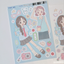 [RY28] NEW Rayeon Fancy 'Blue Excitement' Matte Sticker Sheet