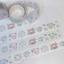 [RY30] NEW Rayeon Fancy 'Firework Clear 3D Silver Foil' Kisscut Masking Tape
