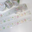 [RY31] NEW Rayeon Fancy 'Soft Deco Clear 3D Foil' Kisscut Masking Tape