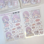 [RY23] NEW Rayeon Fancy 'New Yogurt Menu is Out!' Sand Glitter Clear Sticker Sheet